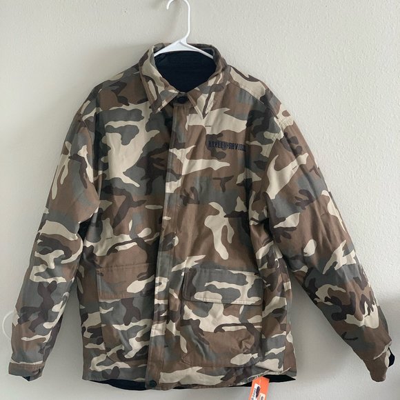 New With Tag Limited Edition Reversible Harley Davidson Jacket - Picture 3 of 6